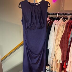 Grace Karin Elegant Navy Midi Dress